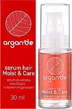 Nawilżająco-odbudowujące serum do włosów z olejem arganowym - Stapiz Argan’de Moist & Care — Zdjęcie N2