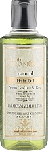 Kup Naturalny olejek do pielęgnacji włosów i walki z łupieżem - Khadi Organique Neem Teatree & Basil Hair Oil Without Mineral Oil