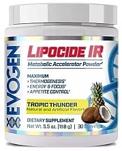 Kup Suplement diety przyspieszający spalanie tłuszczu Tropikalna burza - Evogen Lipocide IR Tropic Thunder Metabolic Accelerator Powder