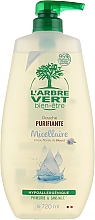 Kup Oczyszczający micelarny krem ​​pod prysznic z wodą chabrową - L'Arbre Vert Cream Shower Gel