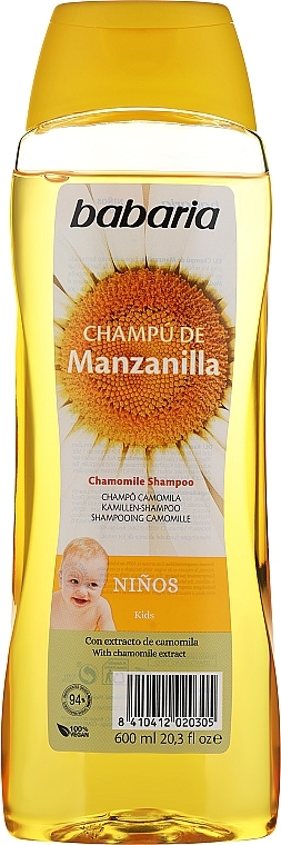 Szampon do włosów dla dzieci z rumiankiem - Babaria Chamomile Shampoo