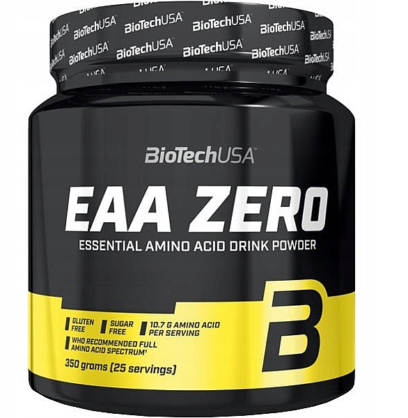 Kompleks aminokwasów w proszku z mango i pomarańczą - BioTechUSA EAA Zero Orange Mango Essential Amino Acid Drink Powder — Zdjęcie N1