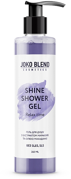 Żel pod prysznic z ekstraktem z marakui i olejem makadamia - Joko Blend Shine Shower Gel