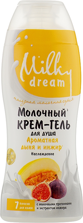 Krem-żel pod prysznic Pachnący melon i figi - Milky Dream — Zdjęcie N2