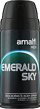 Dezodorant w sprayu Szmaragdowe Niebo - Amalfi Men Deodorant Body Spray Emerald Sky — Zdjęcie N1