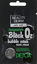 Kup Piankowa maska na twarz - Beauty Derm Intensive O2 Black Bubble Mask