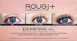 Zestaw - Rougj+ Kit Fortyone +41% (mascara/2x8ml + serum/3,5ml) — Zdjęcie N1