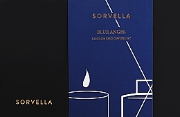 Kup Zestaw podróżny - Sorvella Perfume Home Fragrance Blue Angel (aroma diffuser/120ml + candle/170g)