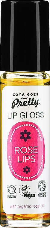 Różany błyszczyk do ust - Zoya Goes Lip Gloss Rose Lips  — Zdjęcie N1