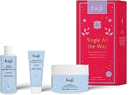 Zestaw - Hagi Jingle All The Way (sh/gel/150ml + b/balm//75ml + scr/350ml) — Zdjęcie N1