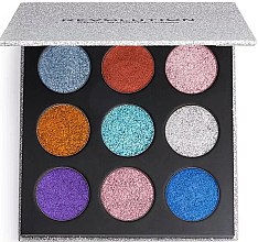 Kup Paletka pigmentów - Makeup Revolution Pressed Glitter Palette Illusion