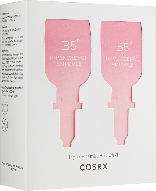 Kojąca ampułka do twarzy - Cosrx Balancium B5 D-Panthenol Ampoule — Zdjęcie N2