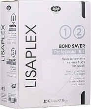 PRZECENA! Zestaw - Lisap Lisaplex Bond Saver Kit (h/fluid/475 ml + h/filler/475 ml) * — Zdjęcie N3