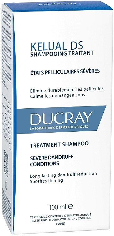 Szampon do postępowania w ciężkich stanach łupieżowych przeciwłupieżowych - Ducray Kelual Ds Shampoo — Zdjęcie N3