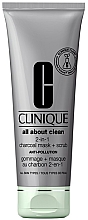 Kup Oczyszczająca maseczka do twarzy - Clinique All About Clean 2-in-1 Charcoal Mask + Scrub