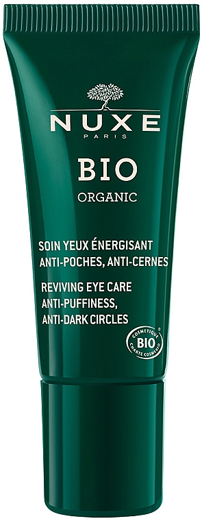 Krem pod oczy - Nuxe Bio Organic Reviving Eye Care Anti-Puffiness Anti-Dark — Zdjęcie N1