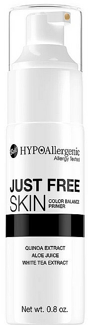 Hypoalergiczna baza łagodząca, wyrównująca koloryt skóry - Bell Just Free Skin Color Balance Primer — Zdjęcie N1