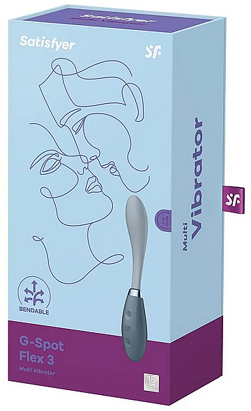 Wibrator - Satisfyer G-Spot Flex 3 Grey — Zdjęcie N1