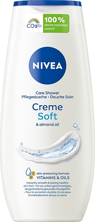 Pielęgnujący żel pod prysznic Olej migdałowy - Nivea Creme Soft Shower