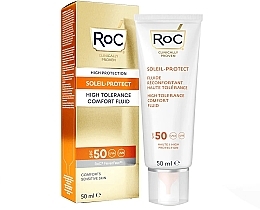 Kup Fluid do skóry wrażliwej z filtrem - RoC Soleil Protect High Tolerance Fluid SPF 50 