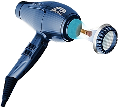 Suszarka do włosów, z dyfuzorem, niebieska - Parlux Alyon Air Ionizer Tech Midnight Blue & Diffuser — Zdjęcie N4