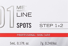 Zestaw - Me Line 01 Spots (peeling/5ml + mask/7g) — Zdjęcie N3