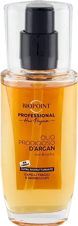 Olejek do włosów zniszczonych - Biopoint Professional Olio Prodigioso D'Argan — Zdjęcie N1
