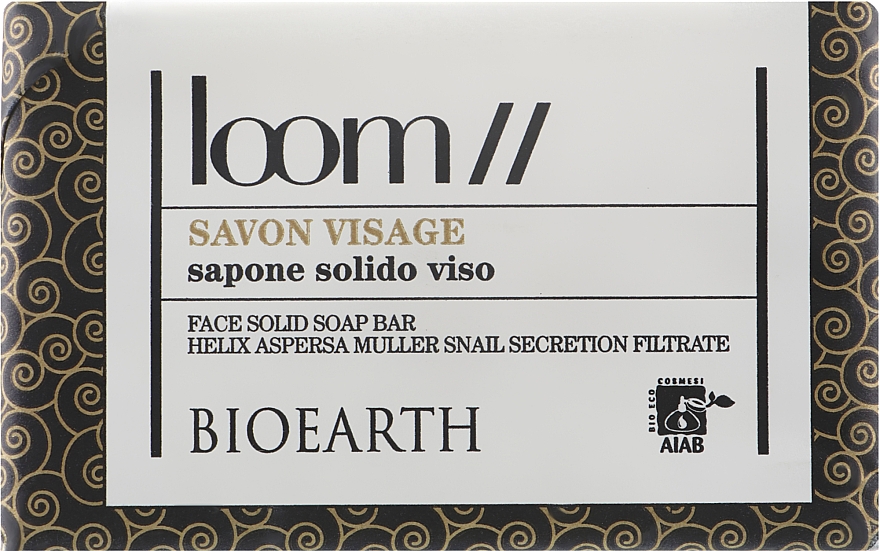 Mydło do twarzy na bazie roślin - Bioearth Loom Face Soap