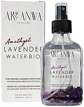 Kup PRZECENA! Organiczna woda lawendowa z kryształkami ametystu - ARI ANWA Skincare Amethyst Lavender Water Bio *