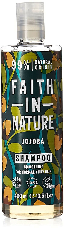 Szampon do włosów normalnych i suchych Jojoba - Faith In Nature Jojoba Shampoo — Zdjęcie N1