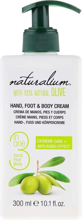 Odżywczy krem do rąk, stóp i ciała - Naturalium Hand, Foot & Body Cream — Zdjęcie N3