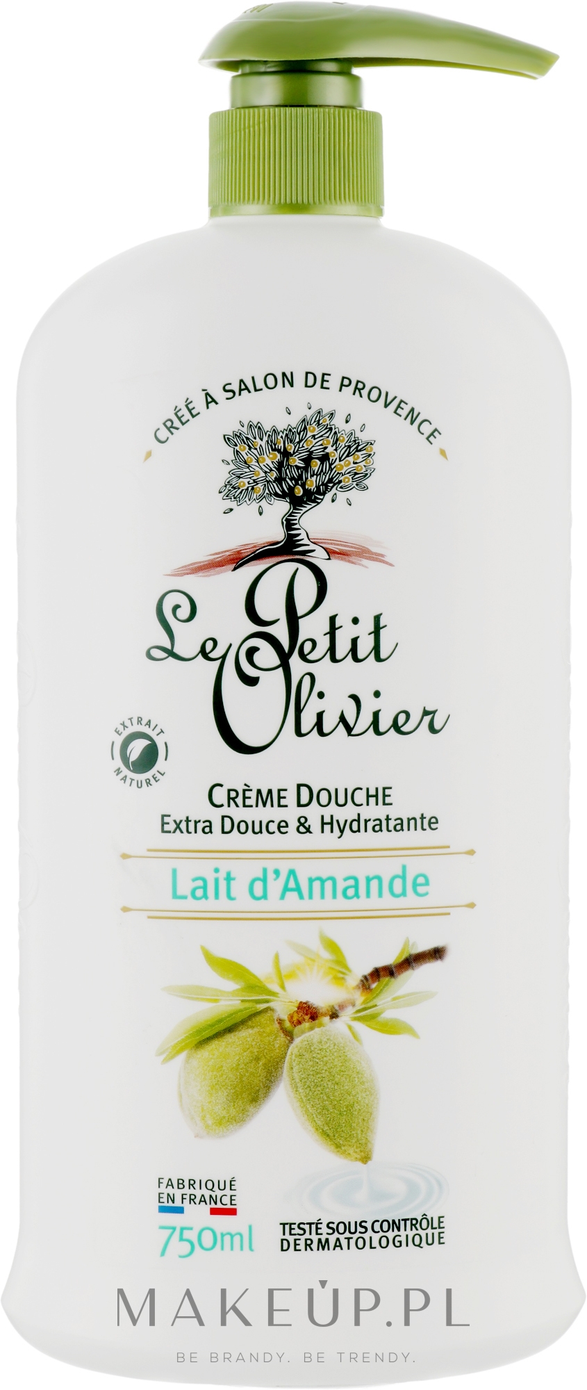 Krem pod prysznic Mleczko migdałowe - Le Petit Olivier Almond Milk Shower Cream — Zdjęcie 750 ml