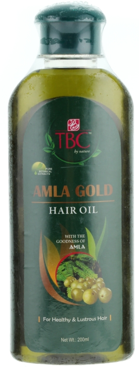 Odżywczy olejek do włosów z agrestem indyjskim - TBC Amla Gold Hair Oil