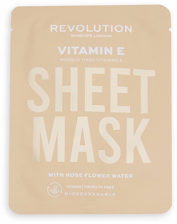 Zestaw maseczek do skóry suchej - Revolution Skincare Dry Skin Biodegradable Sheet Mask (f/mask/3pcs) — Zdjęcie N4