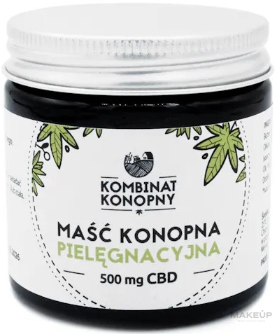 Maść konopna do skóry twarzy i ciała - Kombinat Konopny 500 mg CBD — Zdjęcie 50 g