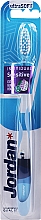 Miękka szczoteczka do zębów, niebieska z mewą - Jordan Individual Sensitive Ultrasoft — Zdjęcie N1