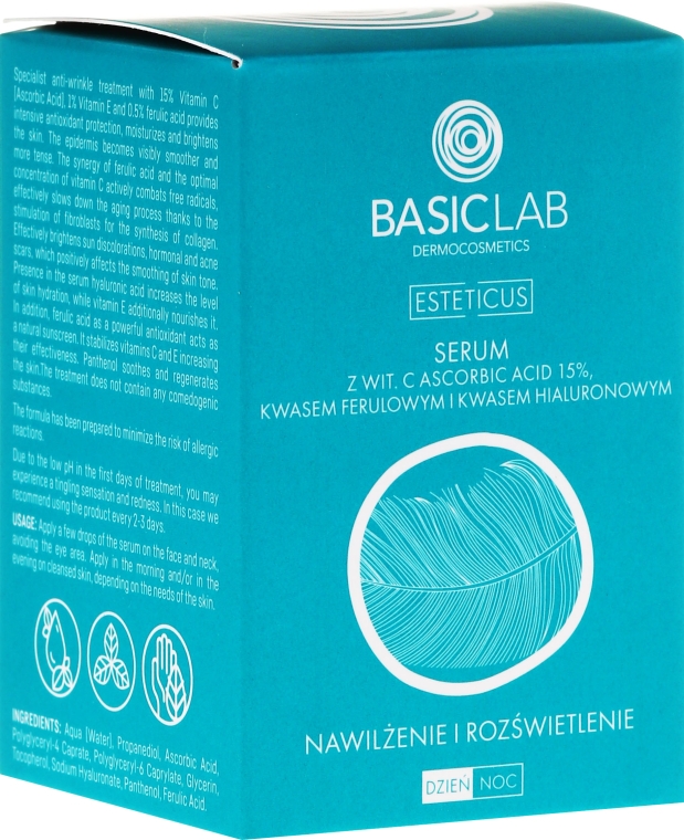Serum do twarzy z witaminą C - BasicLab Dermocosmetics Esteticus