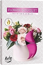 Zestaw podgrzewaczy zapachowych Bukiet kwiatów - Bispol Flower Bouquet Scented Candles — Zdjęcie N1