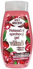 Żel pod prysznic z olejem z baobabu - Bione Cosmetics Relaxing Shower Gel Cherry — Zdjęcie N1