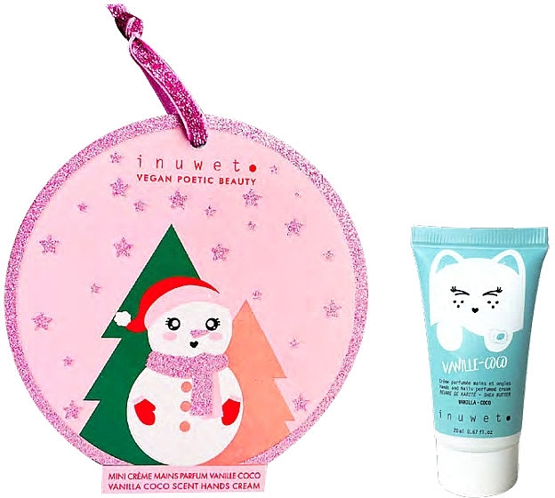 Krem do rąk w pudełku upominkowym - Inuwet Santa Coconut-Vanilla Hand Cream — Zdjęcie N1