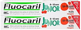 Kup Pasta do zębów dla dzieci w wieku 6-12 lat - Fluocaril Bi-Fluore Junior Fruits Rouges Toothpaste