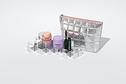 Zestaw - Clinique Eyes On The Fly Set (eye/cr/15ml + cleans/balm/15ml + mascara/3.5ml + bag) — Zdjęcie N3