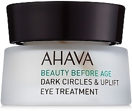 Liftingujący krem pod oczy - Ahava Beauty Before Age Dark Circles & Uplift Eye Treatment (próbka) — Zdjęcie N1