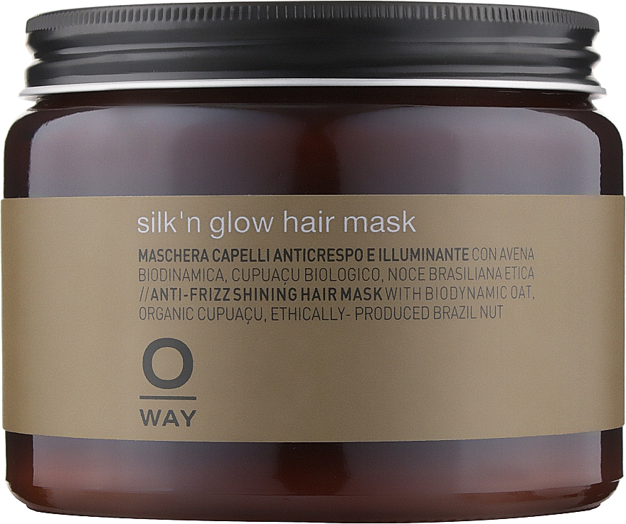 Maska do włosów suchych i porowatych Blask i jedwab - Oway Silk'N'Glow — Zdjęcie N2