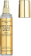 Spray do utrwalania makijażu - Revolution Pro Hydra-Matte Fixing Spray — Zdjęcie N1
