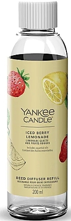 Wypełniacz do dyfuzora Iced Berry Lemonade - Yankee Candle Signature Reed Diffuser — Zdjęcie N1