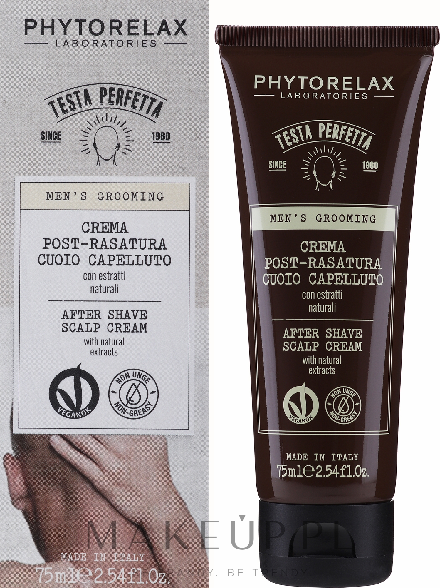Preparat do pielęgnacji skóry głowy po goleniu - Phytorelax Laboratories Perfect Head Treatment — Zdjęcie 75 ml