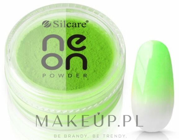 Pyłek do paznokci - Silcare Neon Powder — Zdjęcie Green