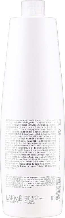 Nawilżający szampon ze 100% organicznym olejem arganowym - Lakmé K.Therapy Bio-Argan Shampoo — Zdjęcie N4