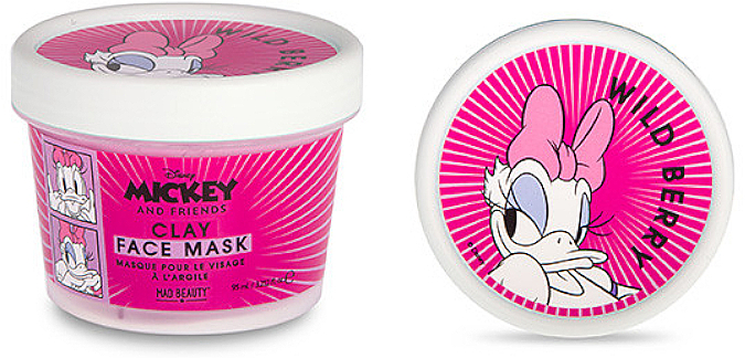 Maseczka do twarzy z aromatem dzikich jagód Daisy - Mad Beauty Clay Face Mask Daisy — Zdjęcie N1
